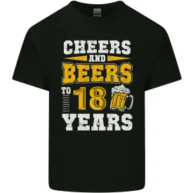 18th Birthday 18 Year Old Funny Alcohol Mens Light Cotton T-Shirt