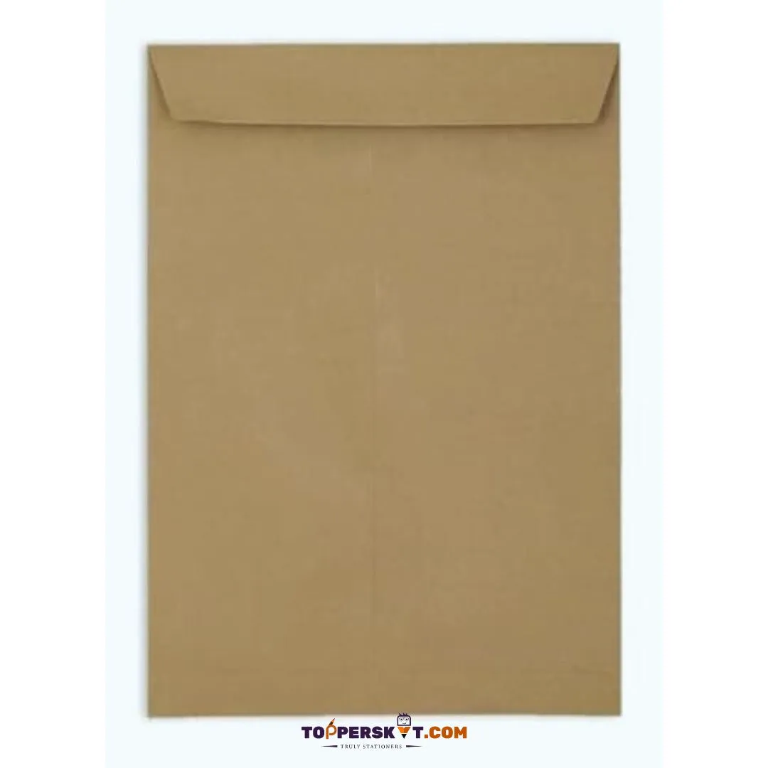 (5 Pcs.)A4 Size Brown Cloth Envelope – Durable and Stylish Document Holder