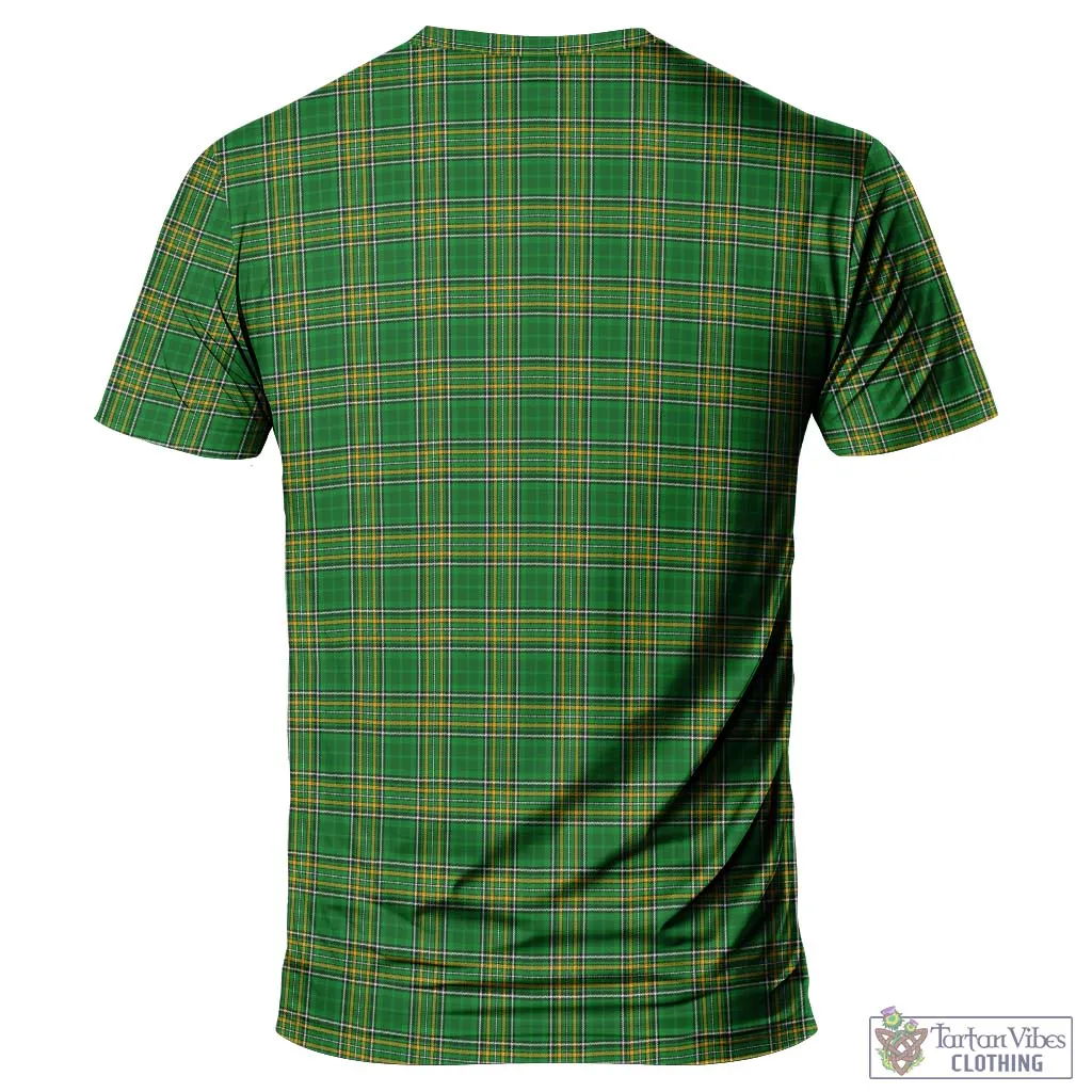 Aherne Irish Clan Tartan T-Shirt with Family Seal