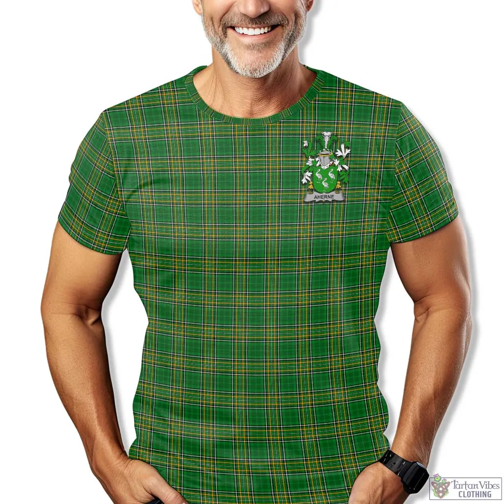 Aherne Irish Clan Tartan T-Shirt with Family Seal