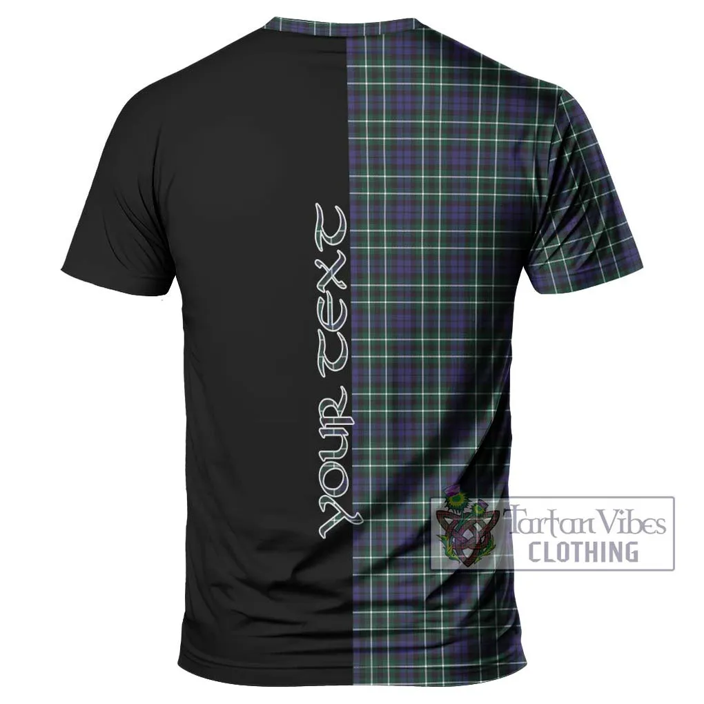 Allardice Tartan T-Shirt with Family Crest and Half Of Me Style