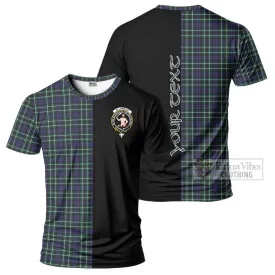 Allardice Tartan T-Shirt with Family Crest and Half Of Me Style