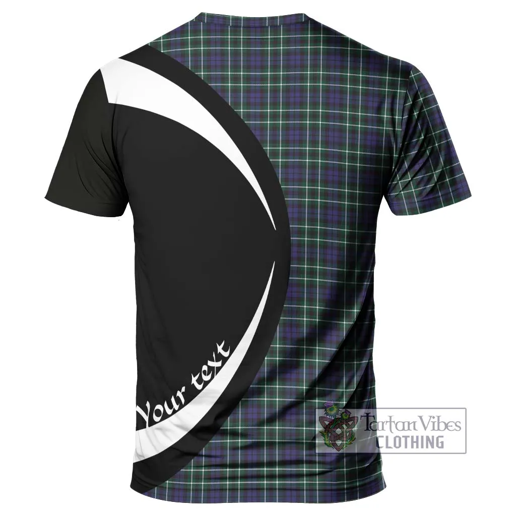 Allardice Tartan T-Shirt with Family Crest Circle Style