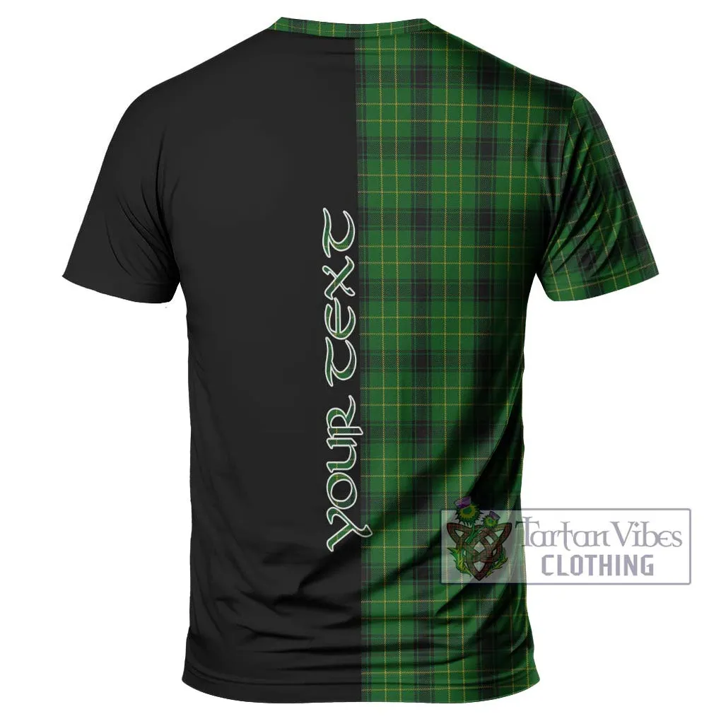 Arthur Highland Tartan T-Shirt with Family Crest and Half Of Me Style