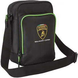 Automobili Lamborghini Squadra Corse Shoulder Bag Black