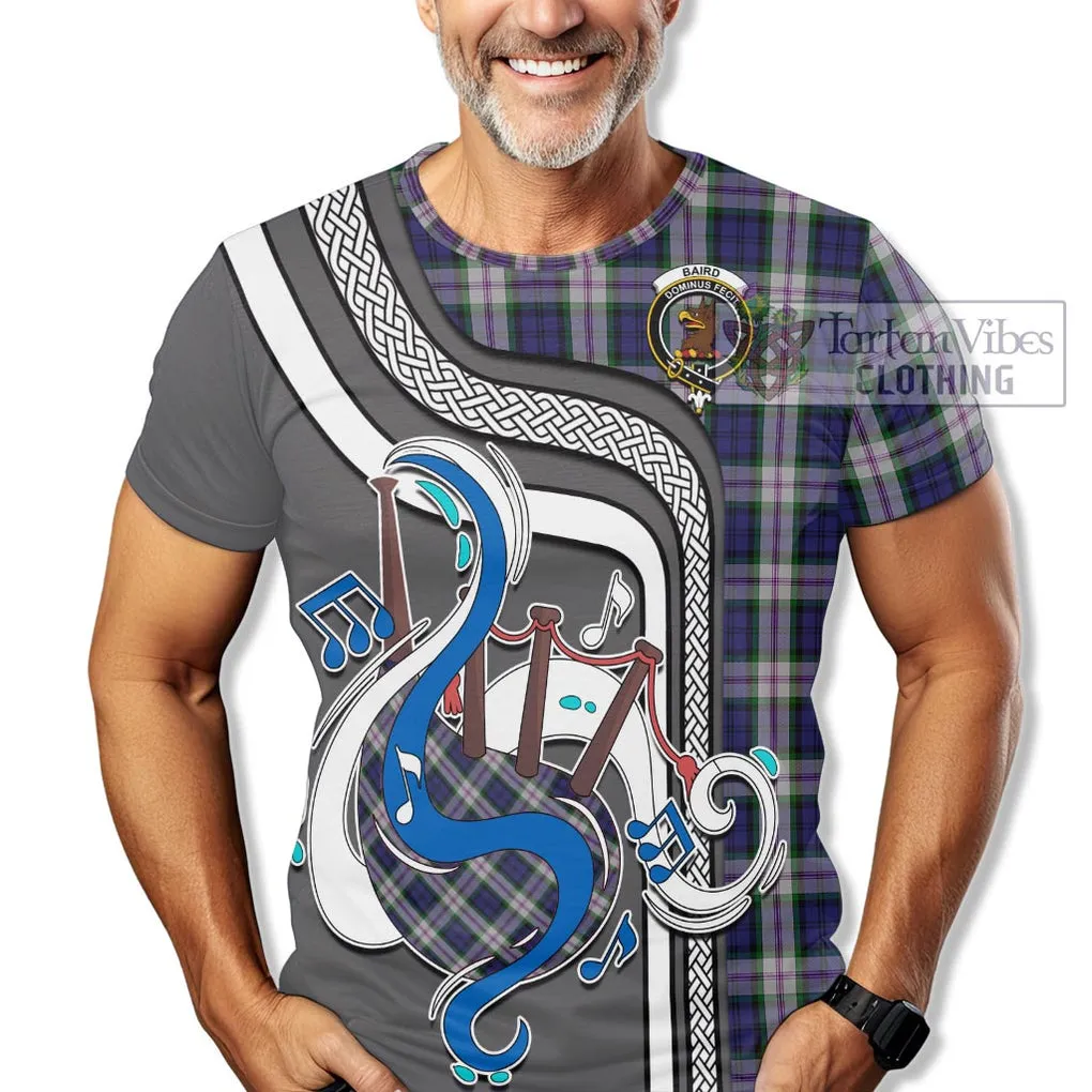 Baird Dress Tartan T-Shirt with Epic Bagpipe Style