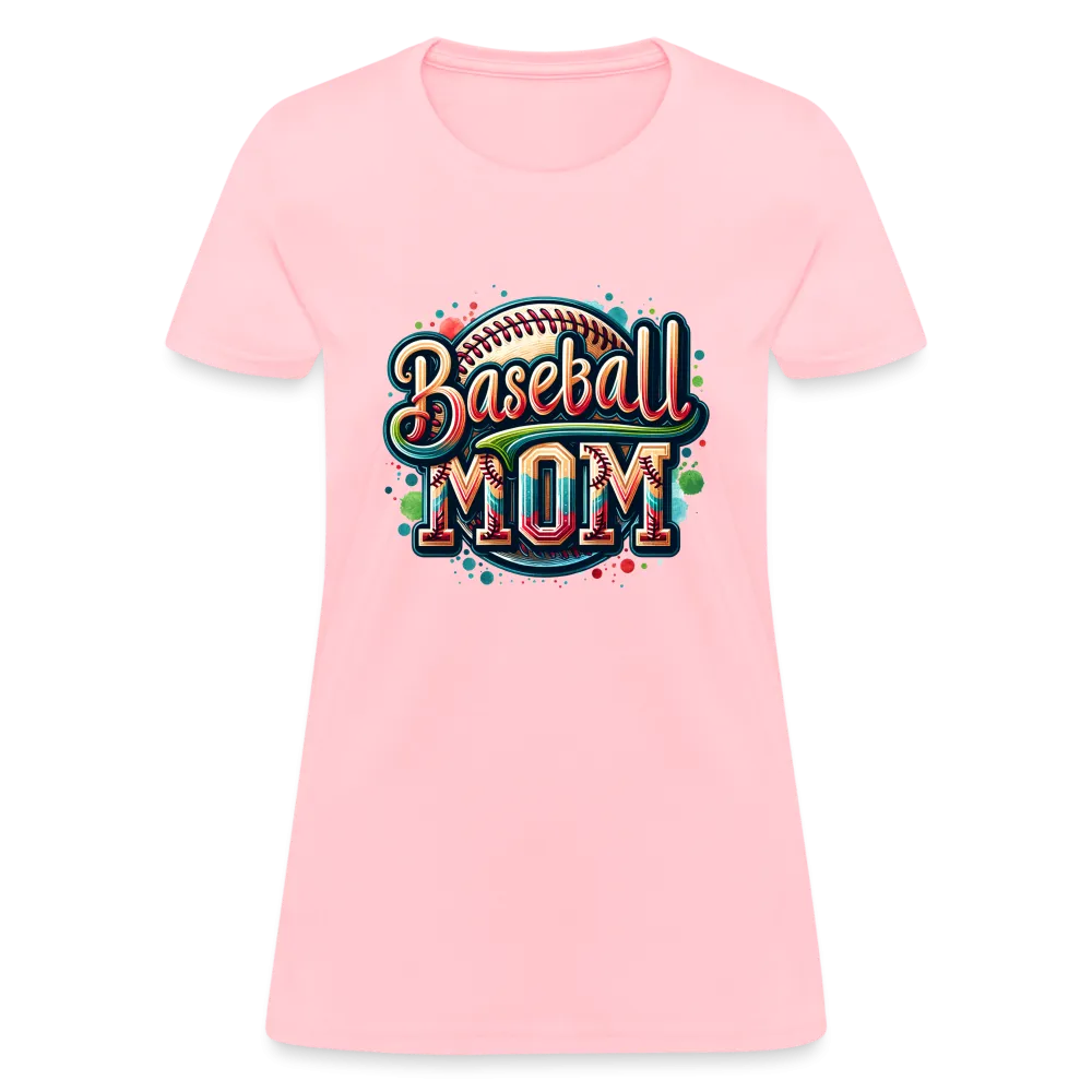 Baseball Mom Women's Contoured T-Shirt