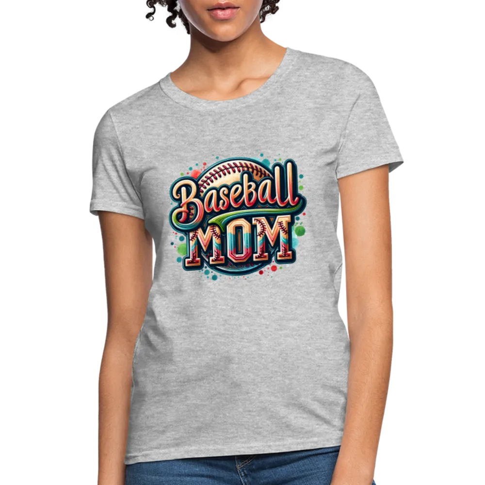 Baseball Mom Women's Contoured T-Shirt