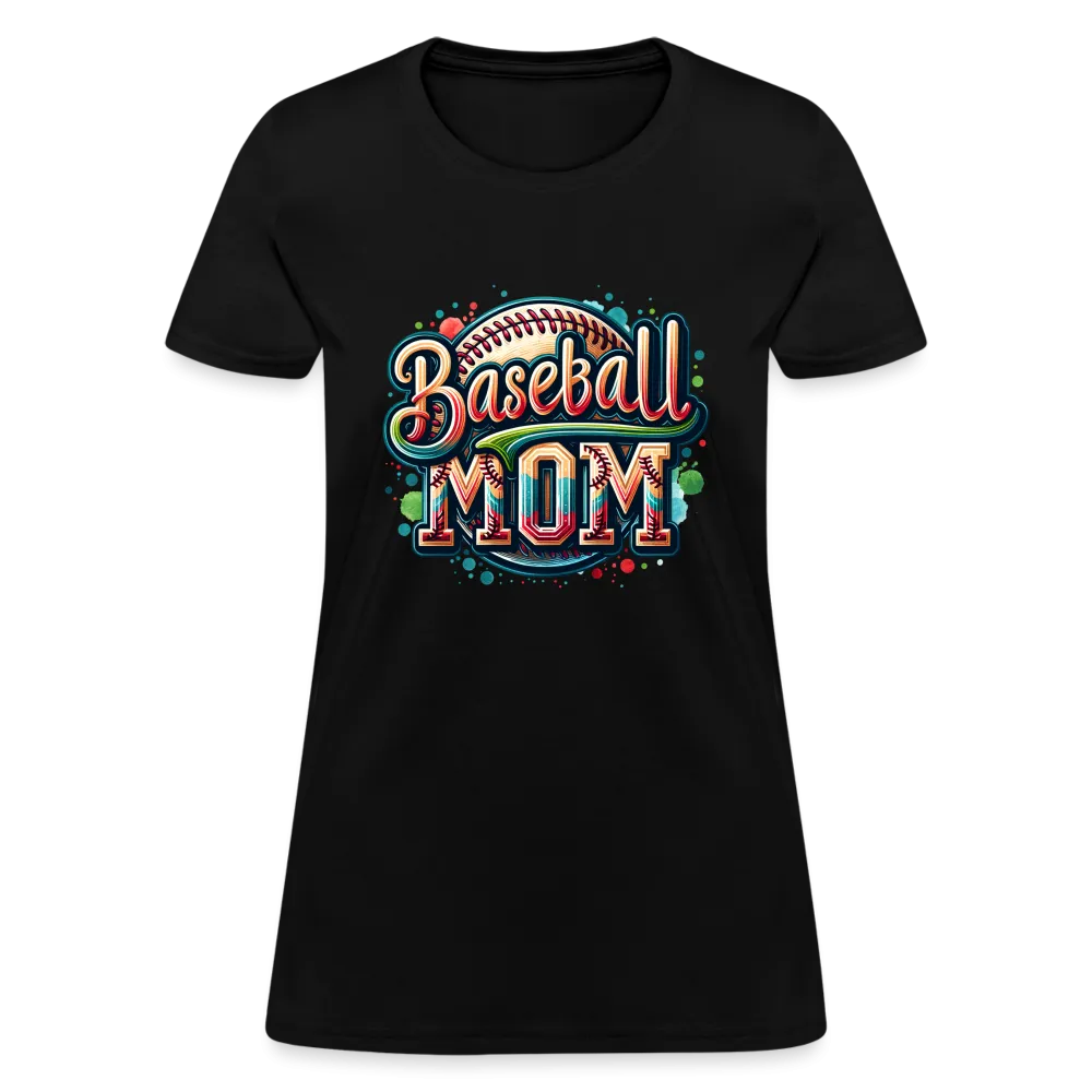 Baseball Mom Women's Contoured T-Shirt