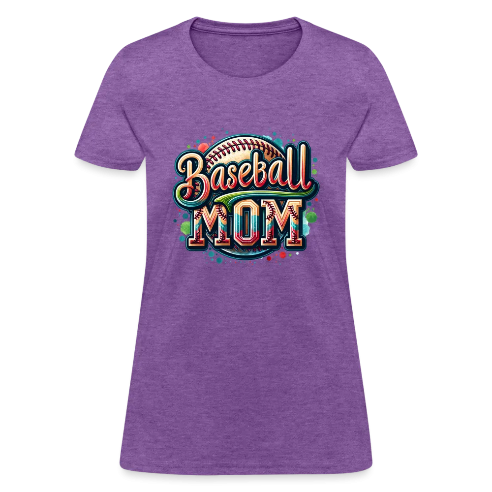 Baseball Mom Women's Contoured T-Shirt