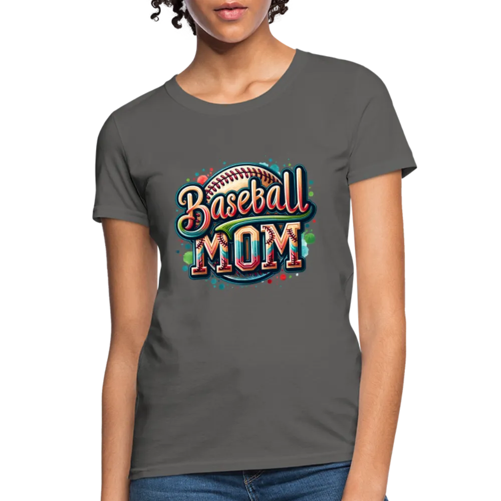 Baseball Mom Women's Contoured T-Shirt