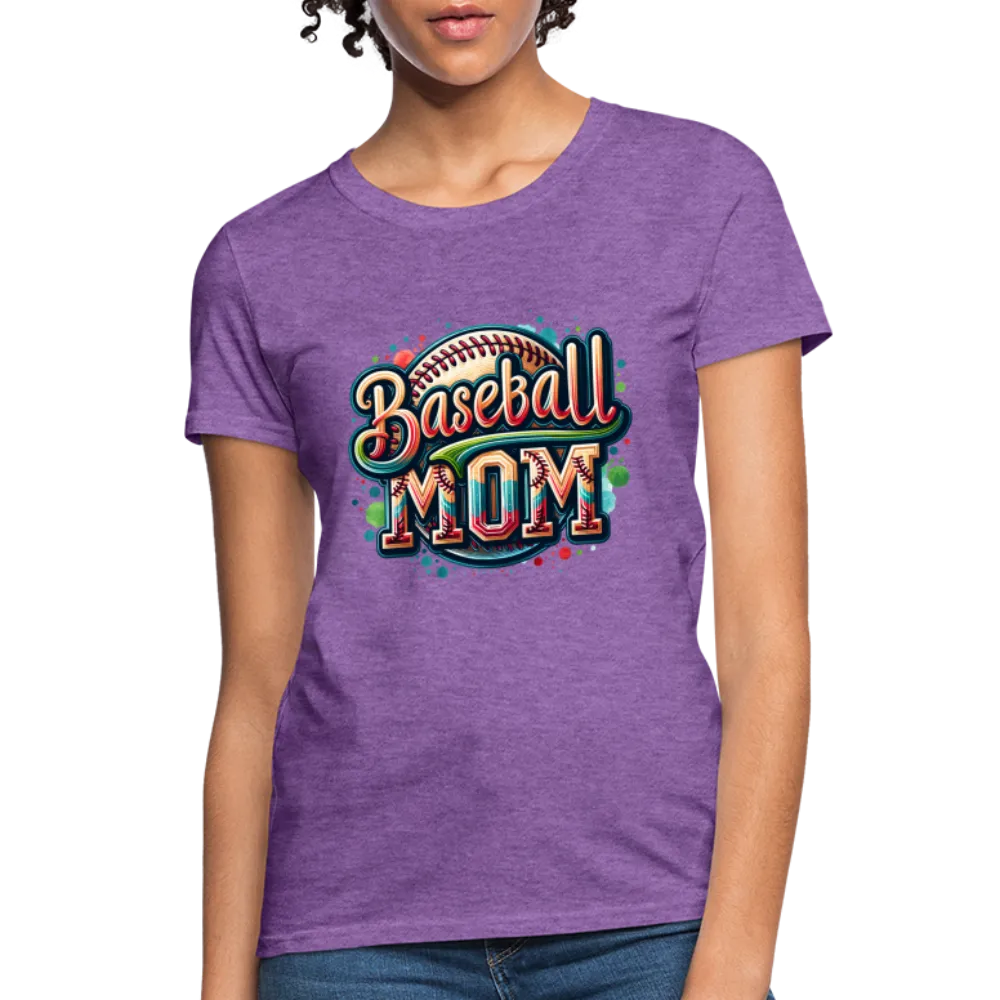 Baseball Mom Women's Contoured T-Shirt