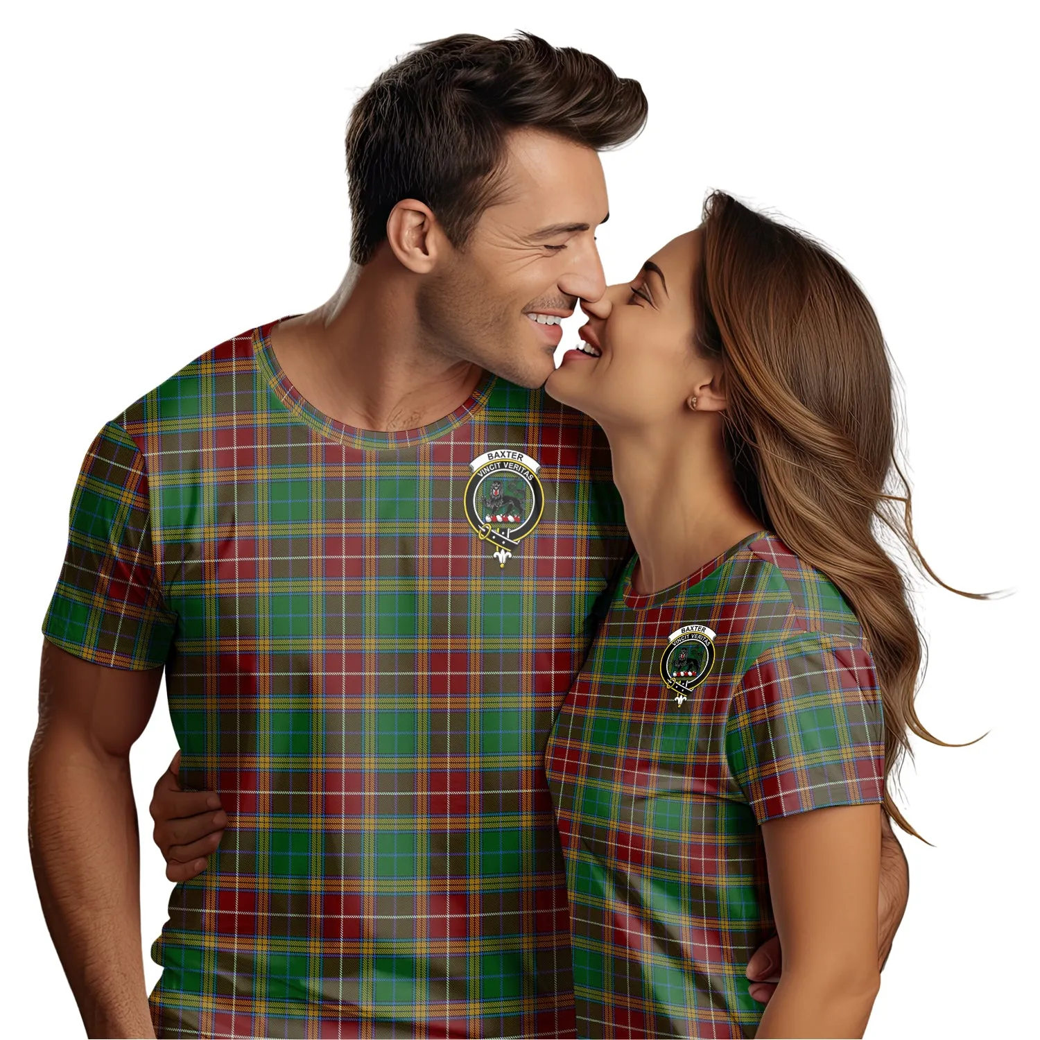 Baxter Tartan T-Shirt with Family Crest