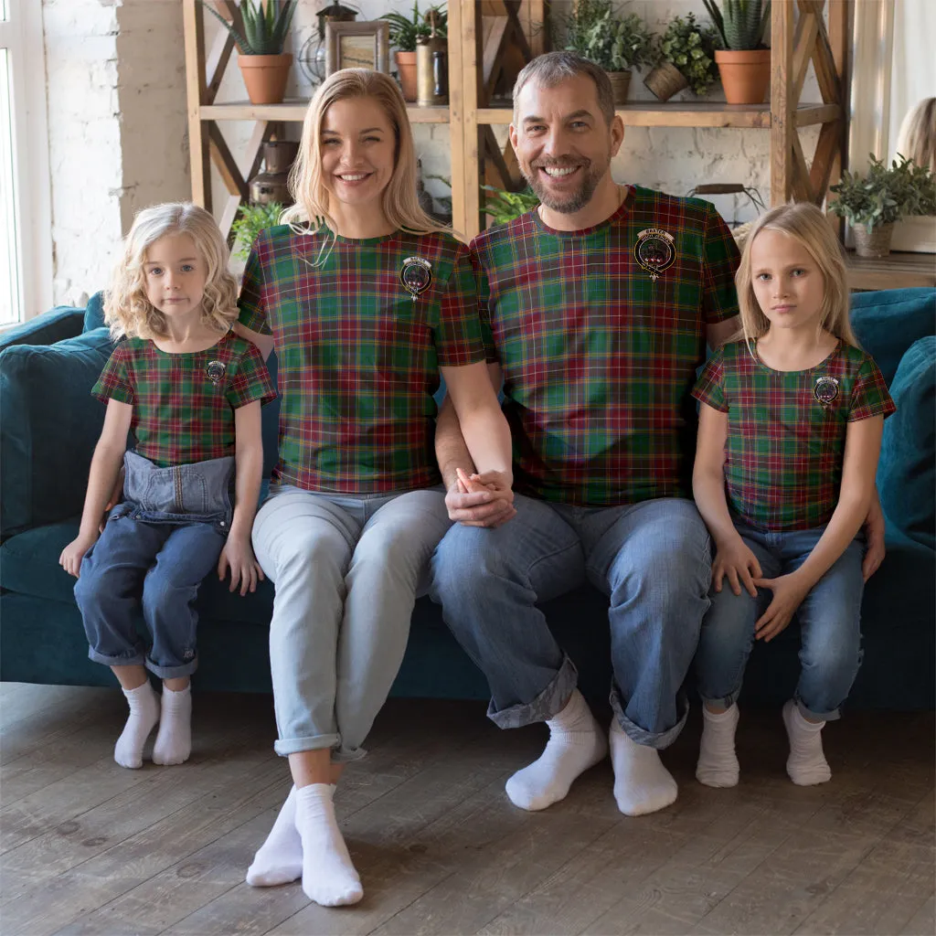 Baxter Tartan T-Shirt with Family Crest