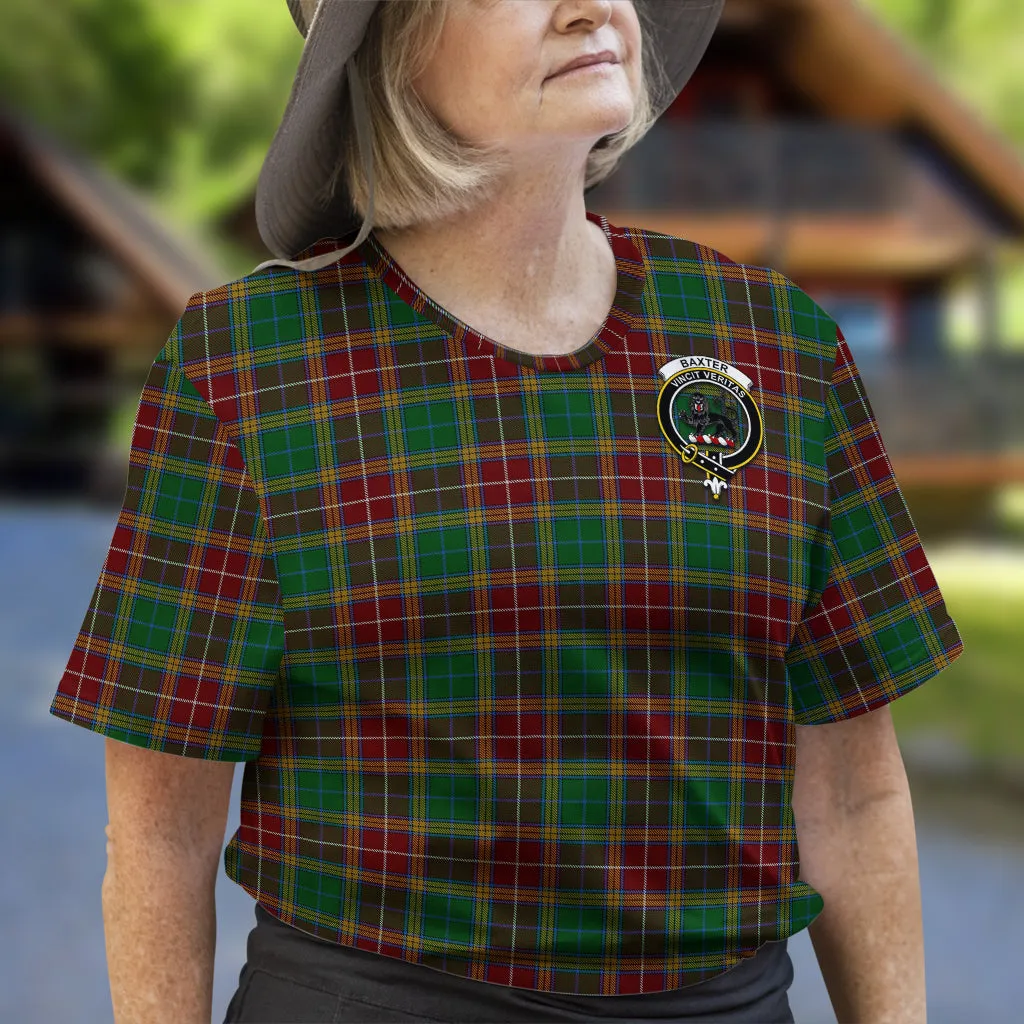 Baxter Tartan T-Shirt with Family Crest