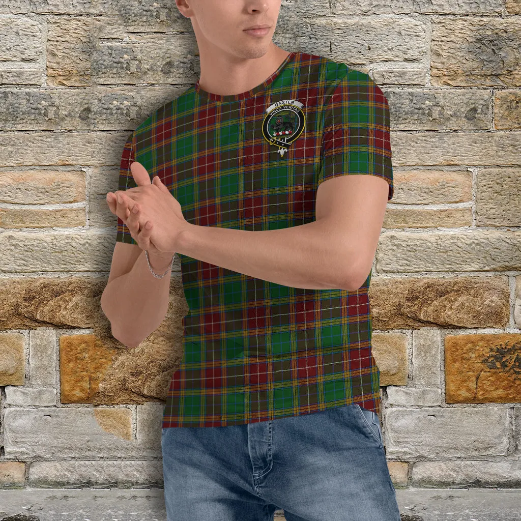 Baxter Tartan T-Shirt with Family Crest