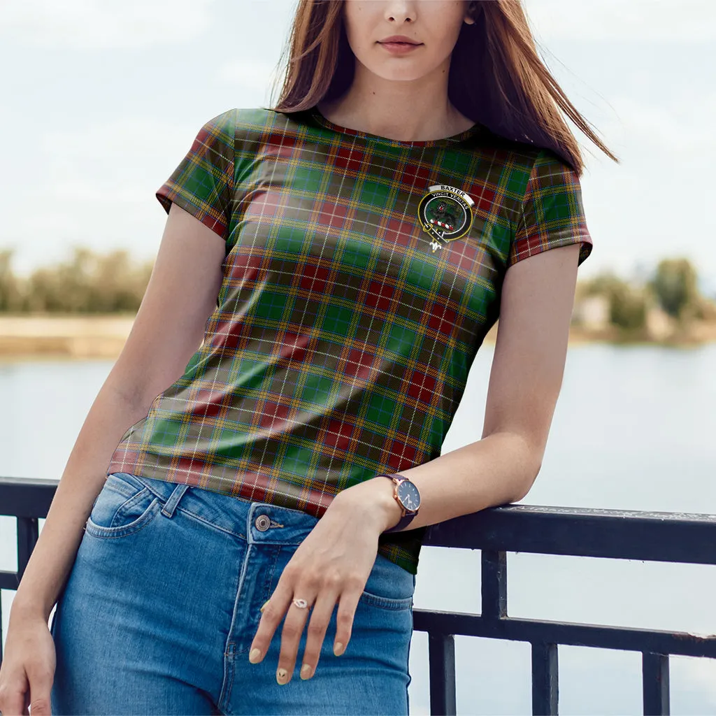 Baxter Tartan T-Shirt with Family Crest