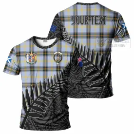 Bell Crest Tartan T-Shirt with New Zealand Silver Fern Half Style