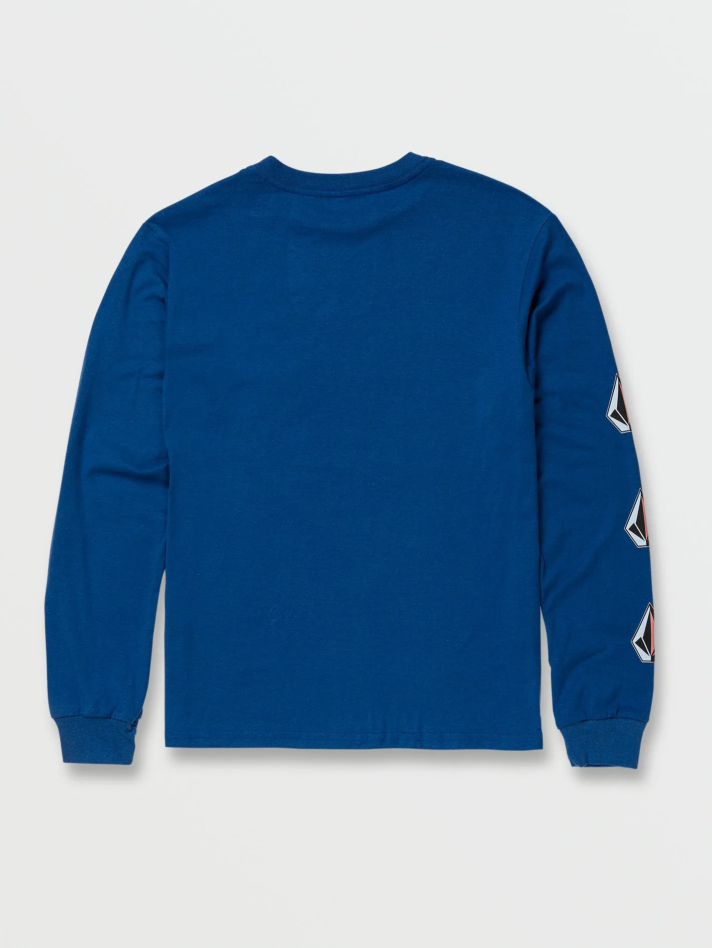 Big Boys Iconic Stone Long Sleeve Tee - Royal