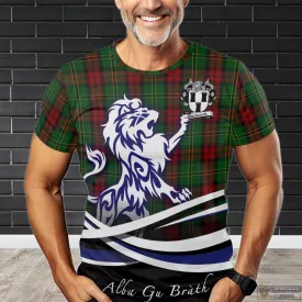 Blackstock Hunting Tartan T-Shirt with Alba Gu Brath Regal Lion Emblem