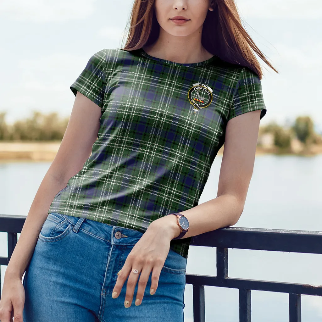 Blyth Tartan T-Shirt with Family Crest