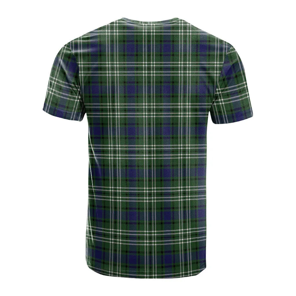 Blyth Tartan T-Shirt with Family Crest