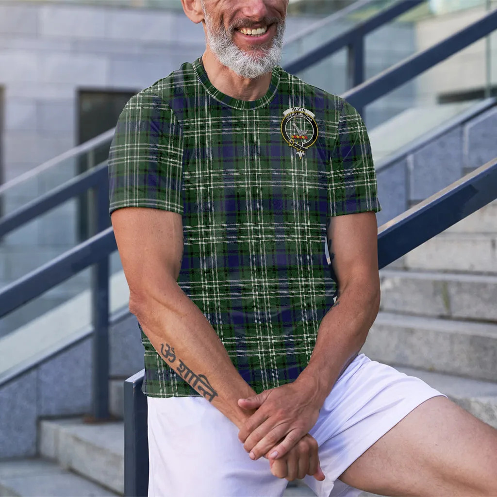 Blyth Tartan T-Shirt with Family Crest