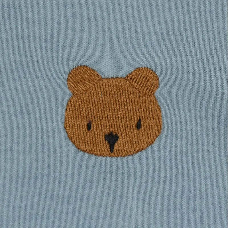 Boys Organic Jarne Blue Bear T-Shirt