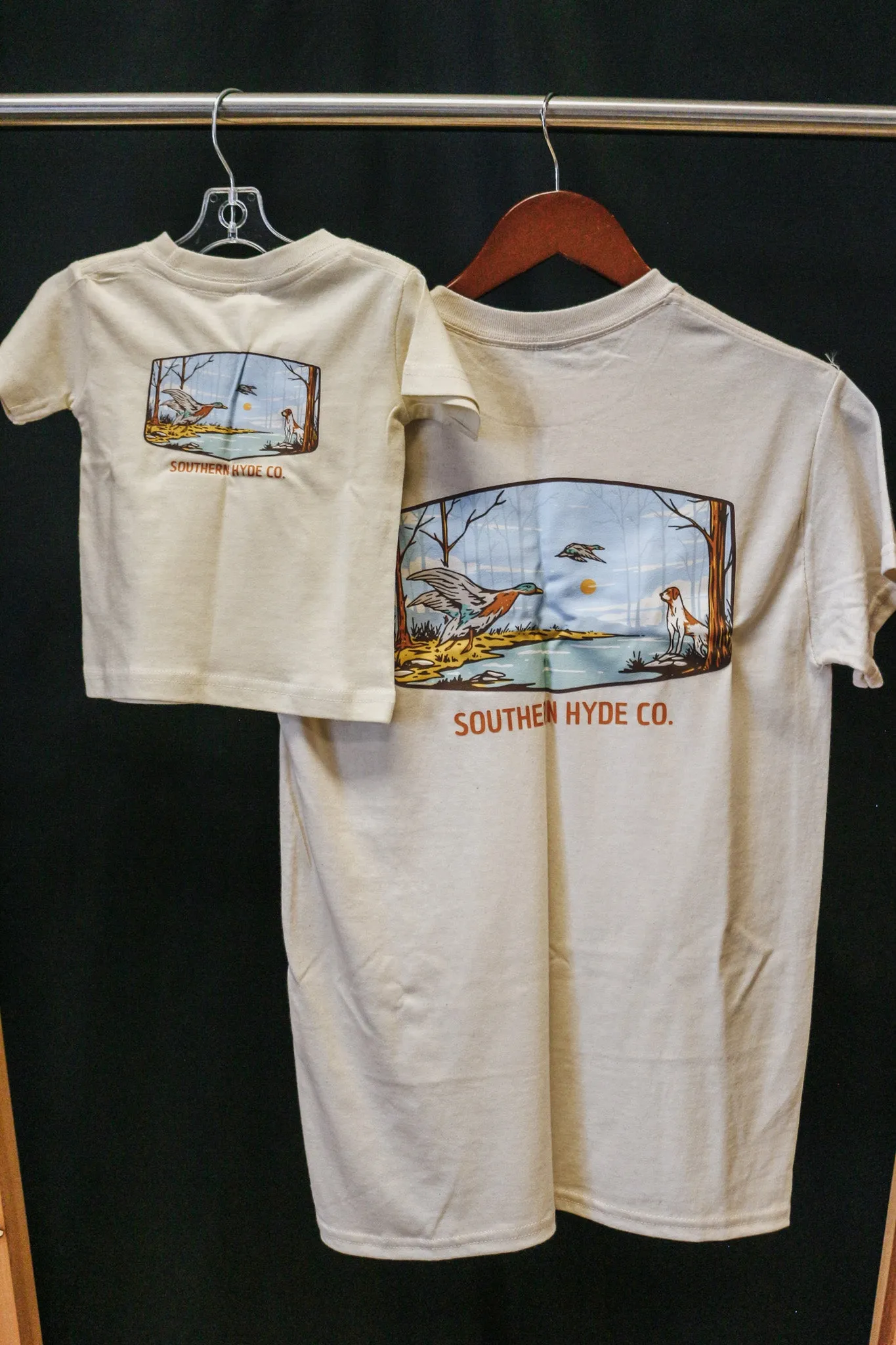 Boys Youth Field and Stream Tee- Tan