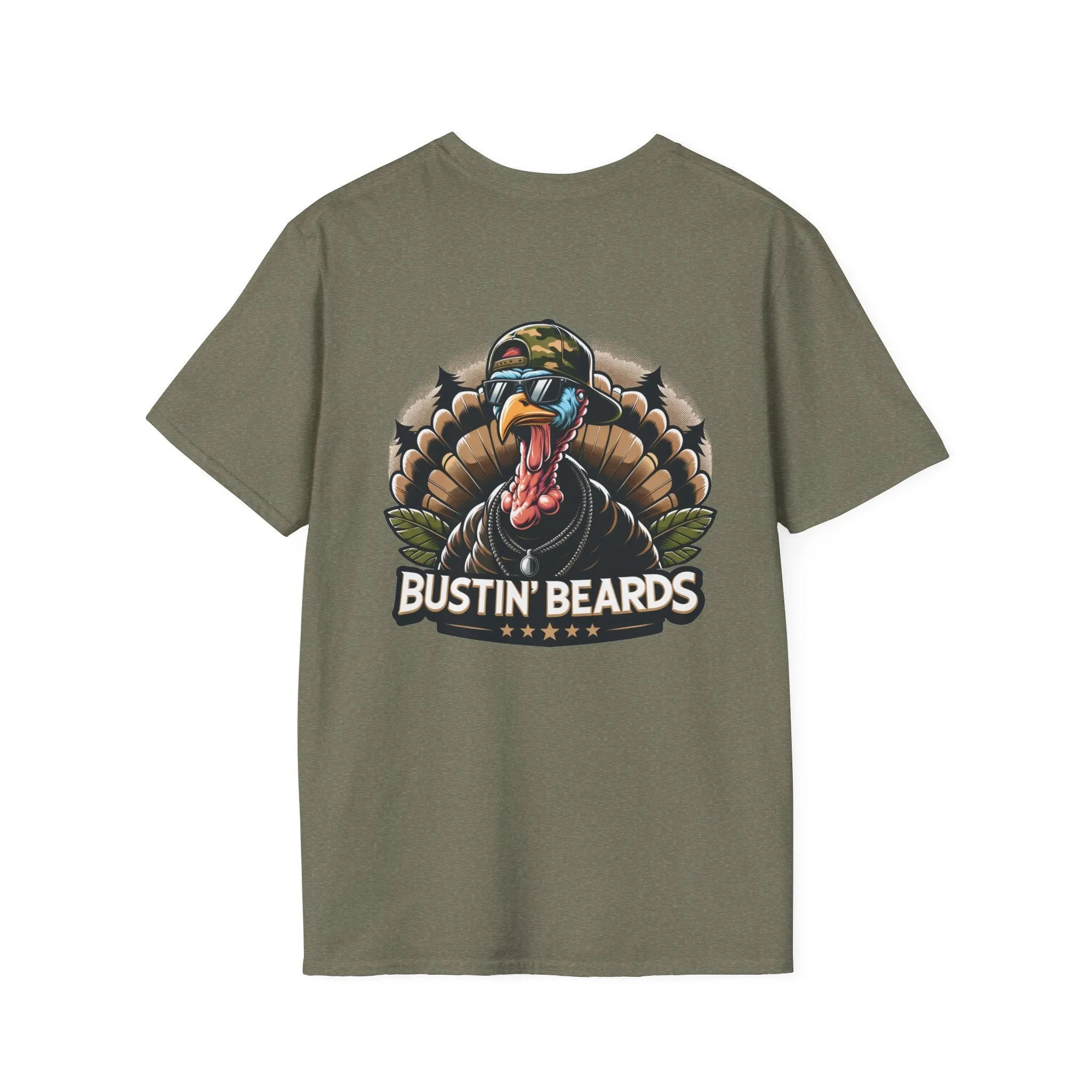 Busting Beards Turkey Hunting Short Sleeve Tee