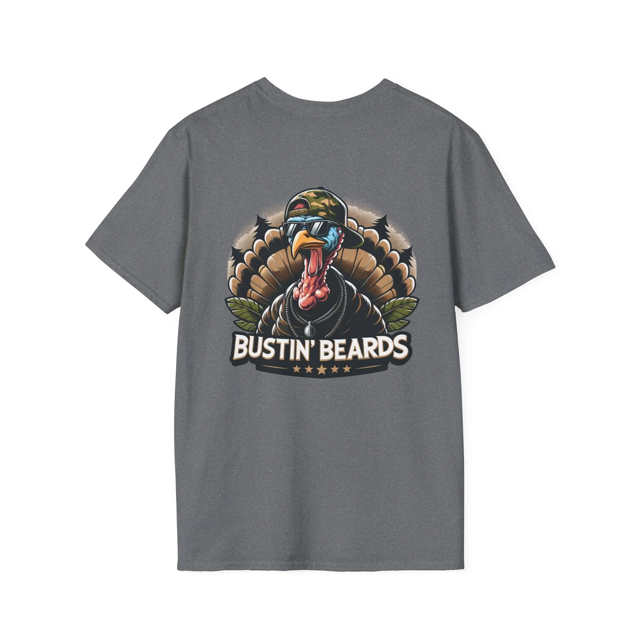 Busting Beards Turkey Hunting Short Sleeve Tee