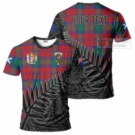 Byres (Byses) Crest Tartan T-Shirt with New Zealand Silver Fern Half Style