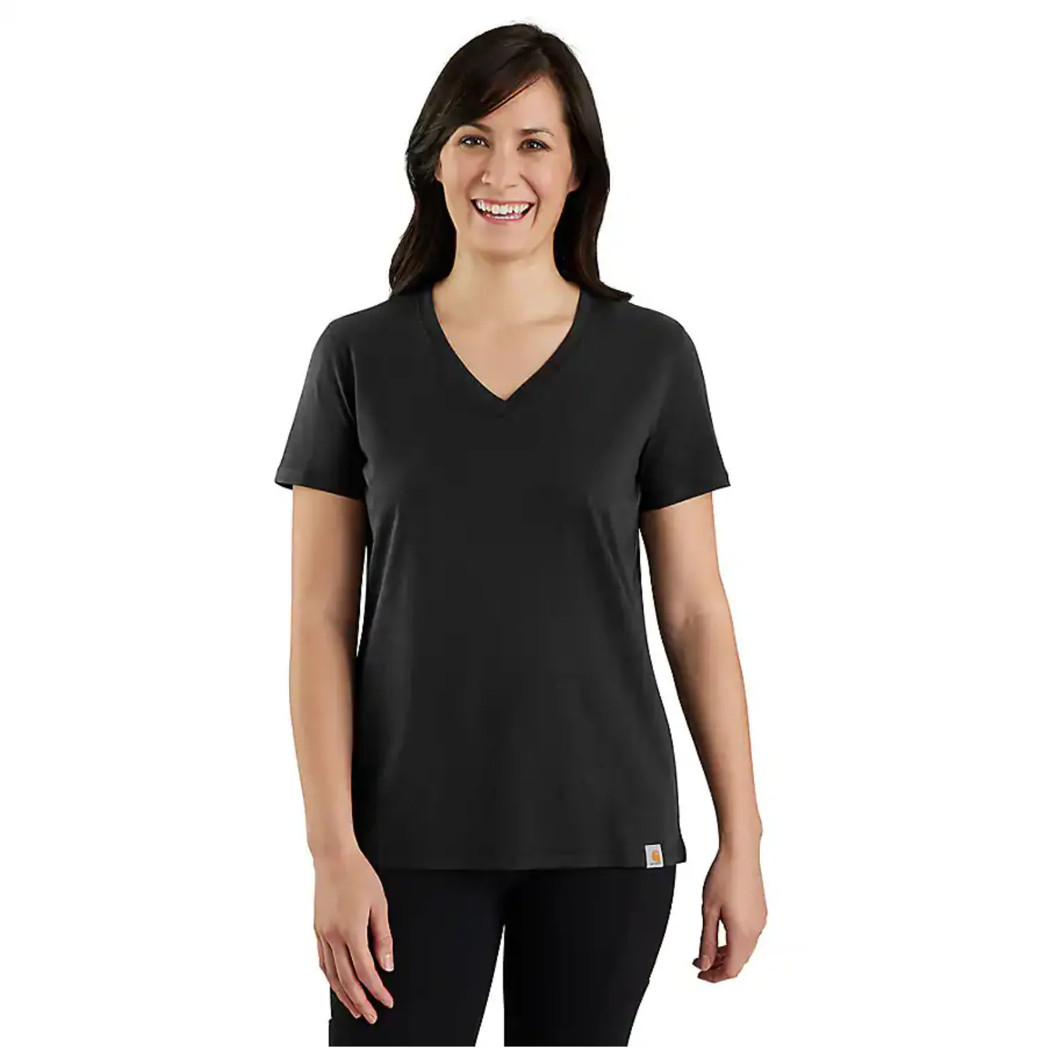 Carhartt Women's Relaxed Fit Short Sleeve V-Neck T-Shirt