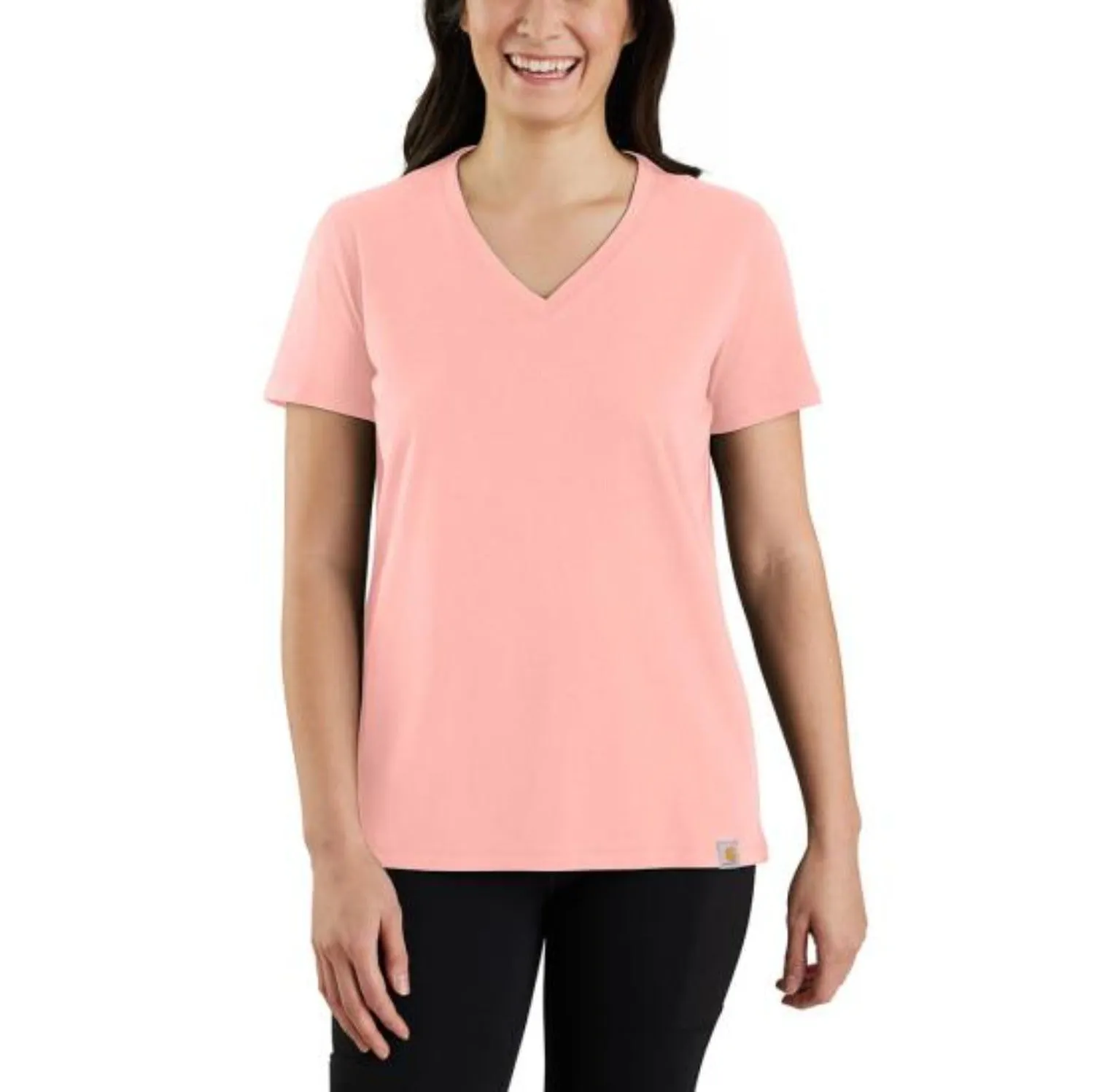 Carhartt Women's Relaxed Fit Short Sleeve V-Neck T-Shirt