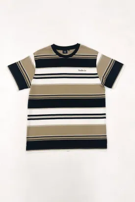 Coordinates Stripe Merch Fit Tee Desert