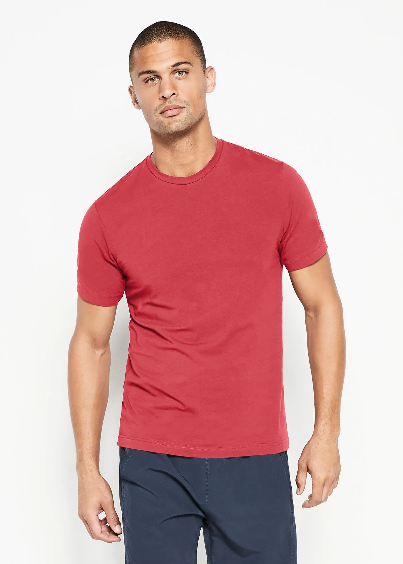 Cotton Stretch T-Shirt | Crimsony