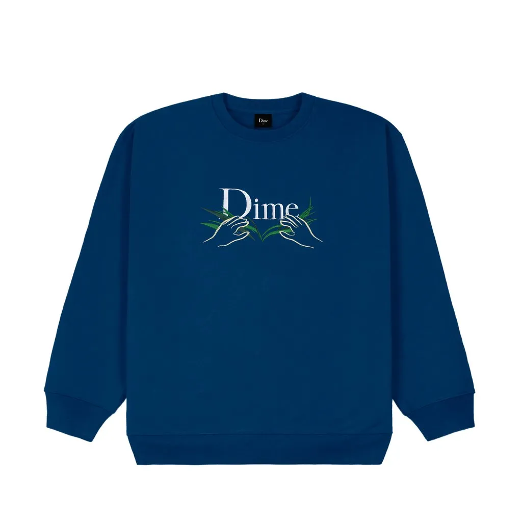 DIME CLASSIC GRASS CREWNECK - NAVY