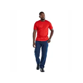 DROMEX COTTON CREW NECK T-SHIRT COLOUR-RED SIZE XLL