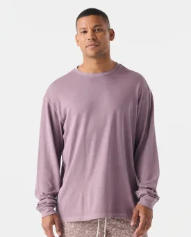 Fairfax Oversized LS Tee Washed Arctic Dusk