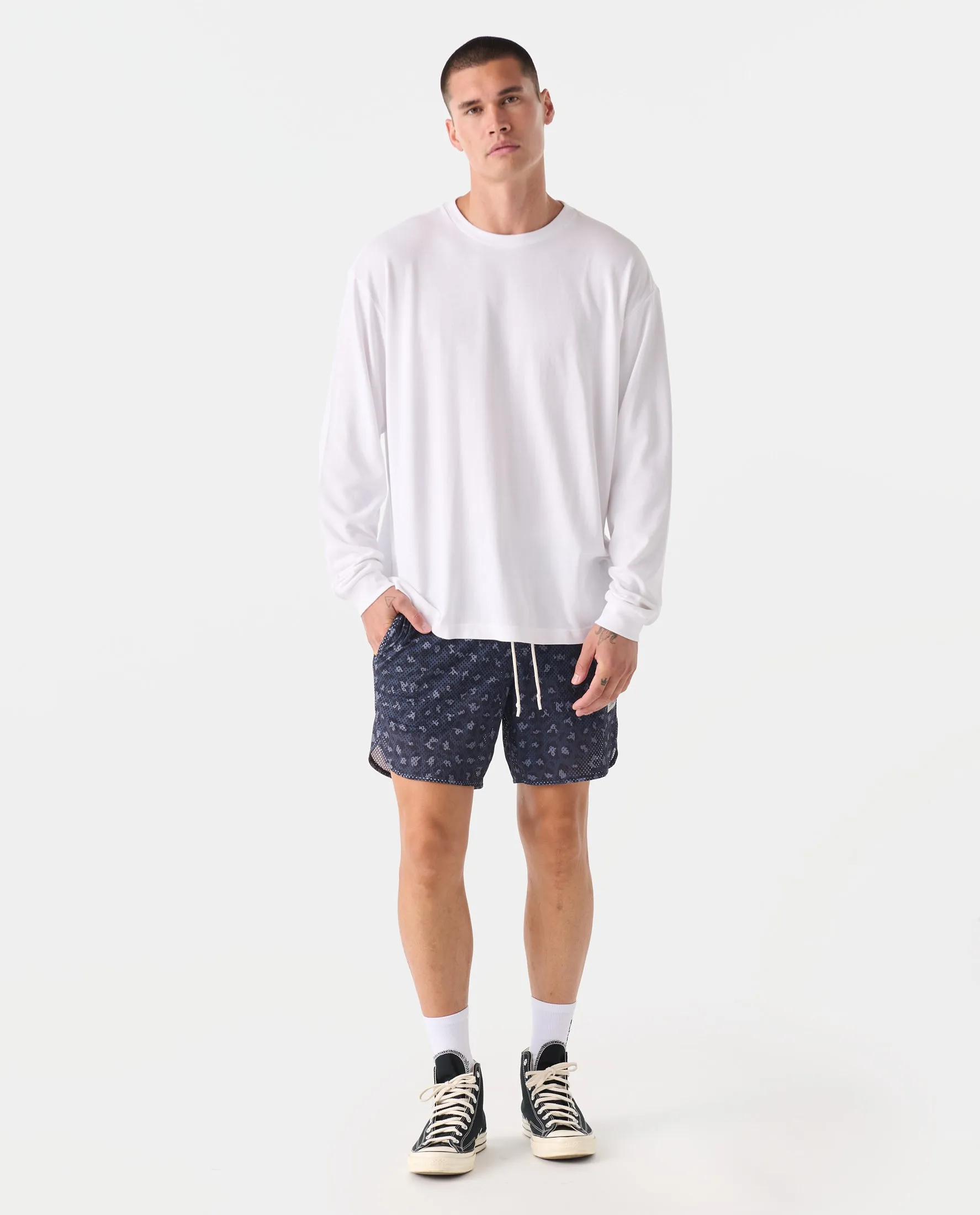 Fairfax Oversized LS Tee White