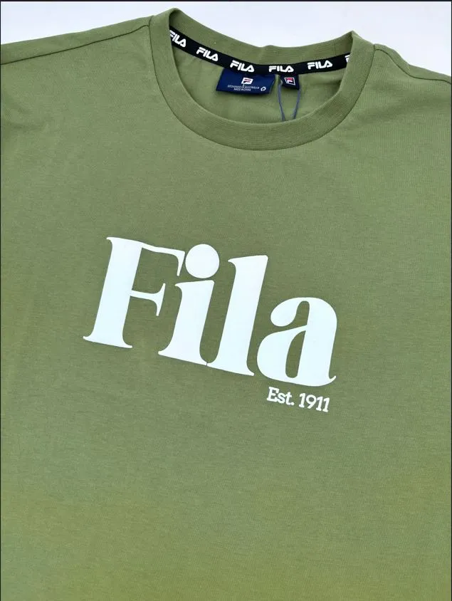 FILA MEN'S JAMIE EPSOM GREEN TEE