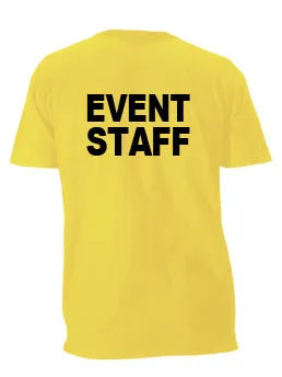 First Class Polycotton Event Staff T-Shirt