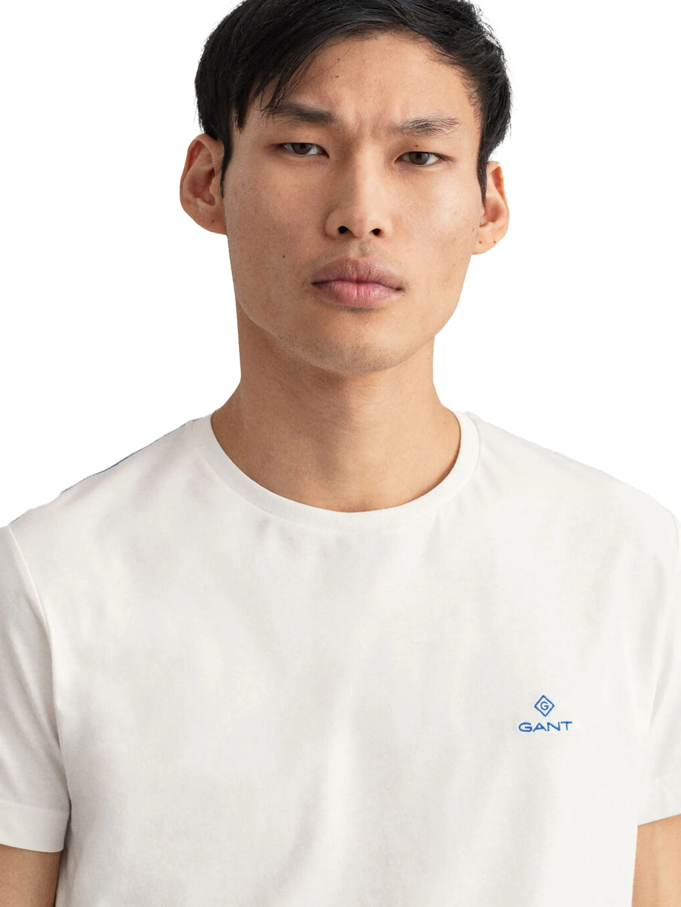 Gant Contrast Logo | Mens Crew Neck T-Shirt