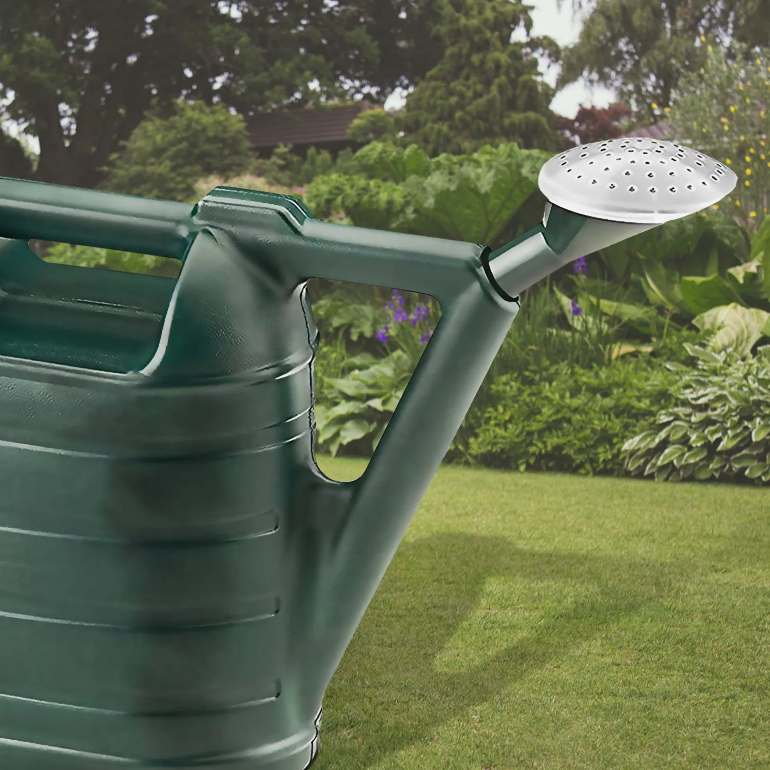 Garden Watering Can with Sprinkler Head - Large Capacity Strong Plastic Watering Can