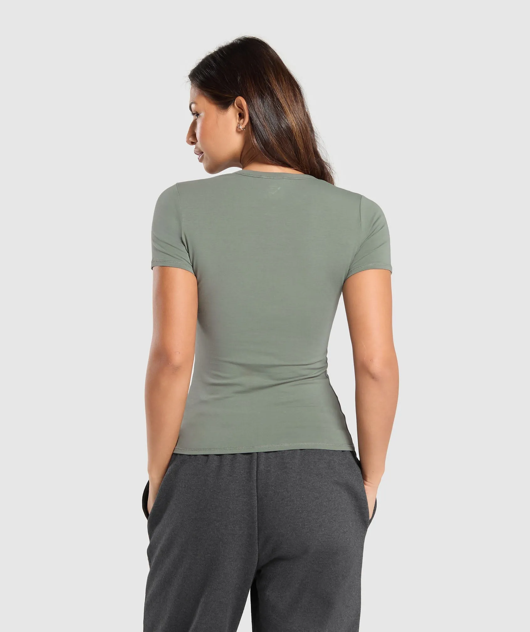 Gymshark Cotton T-Shirt - Unit Green