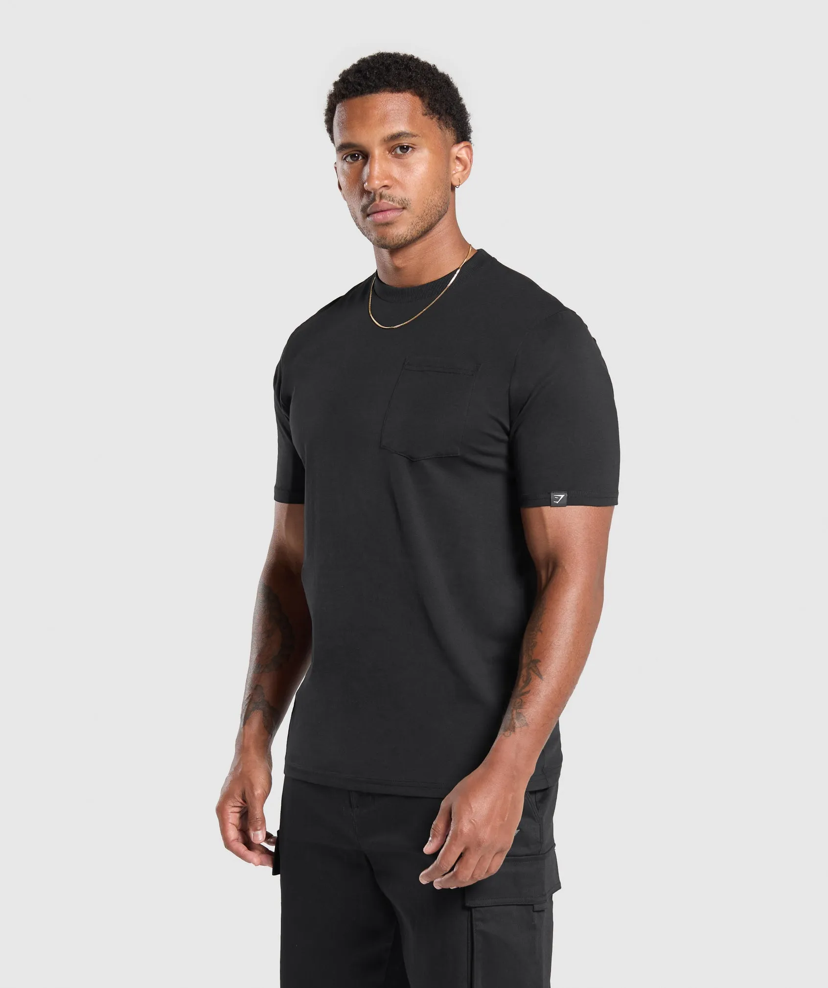 Gymshark Pocket T-Shirt - Black