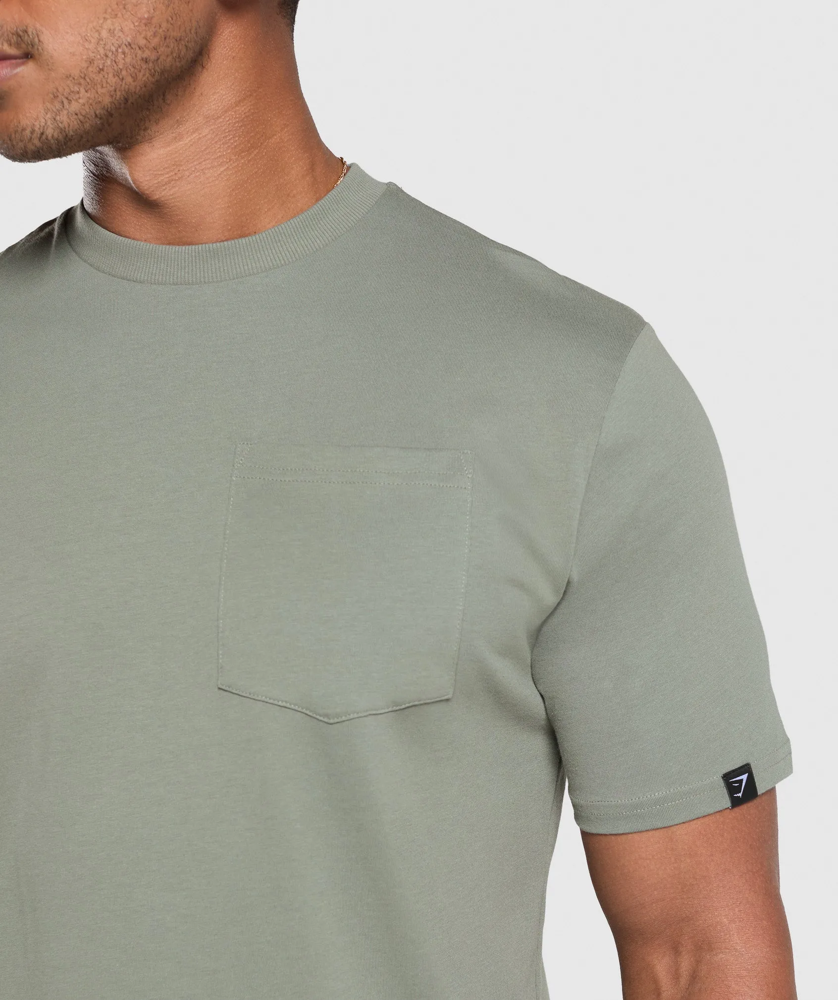 Gymshark Pocket T-Shirt - Unit Green