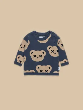 Huxbear Teddy Knit Jumper - Ink