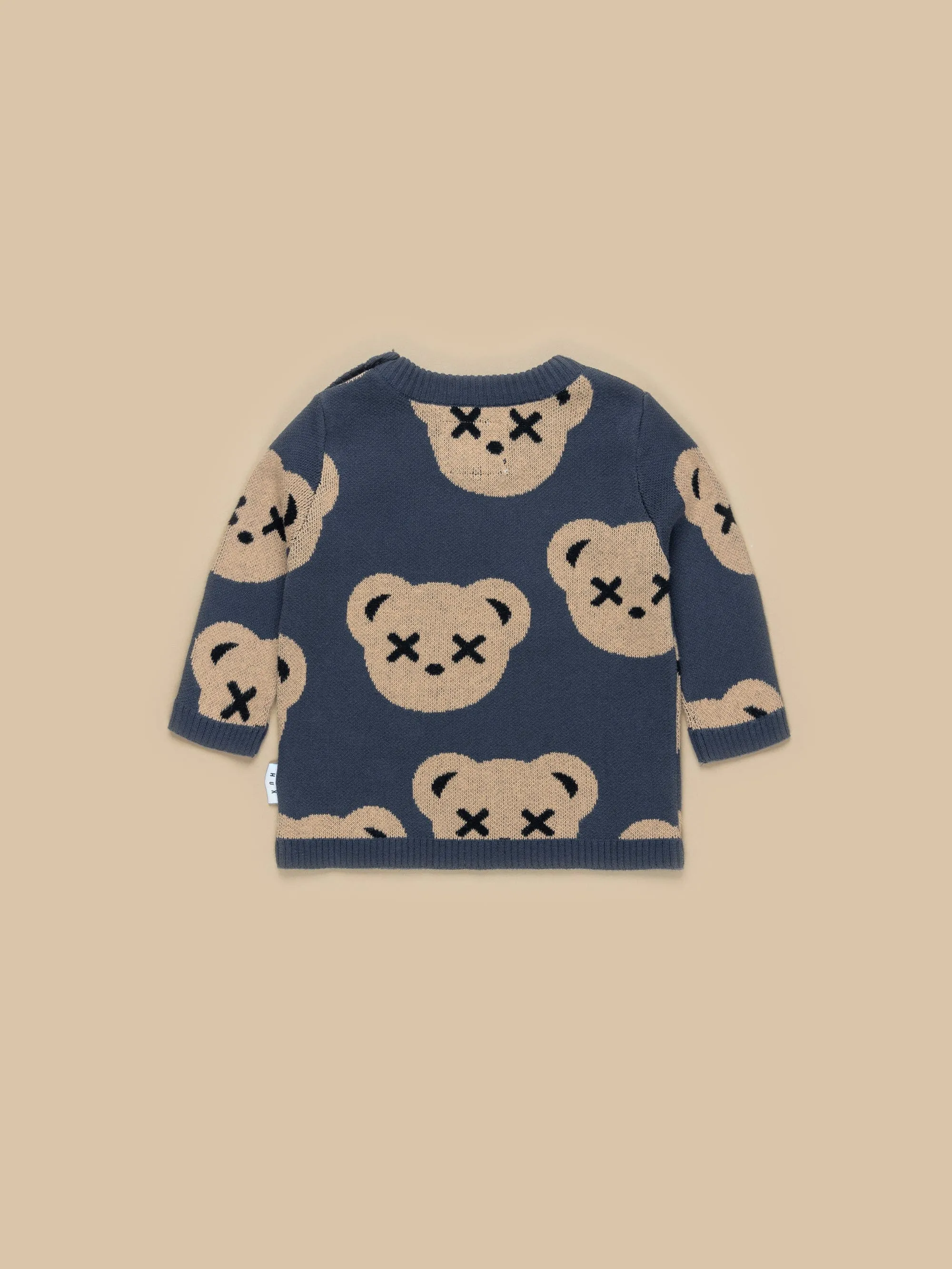 Huxbear Teddy Knit Jumper - Ink