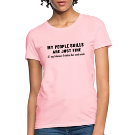 It's My Tolerance To Idiots That Needs Work Women's T-Shirt